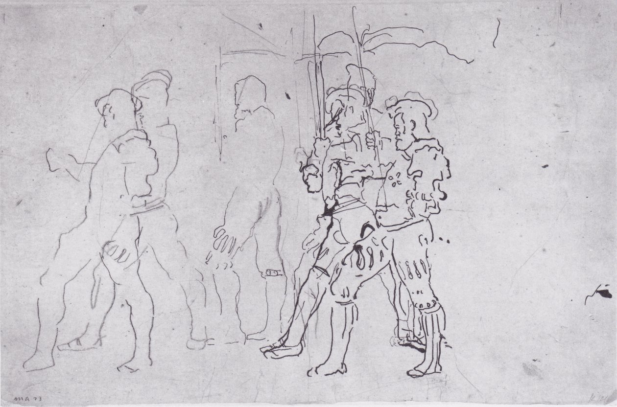 Guerreiro à esquerda de Ferdinand Hodler