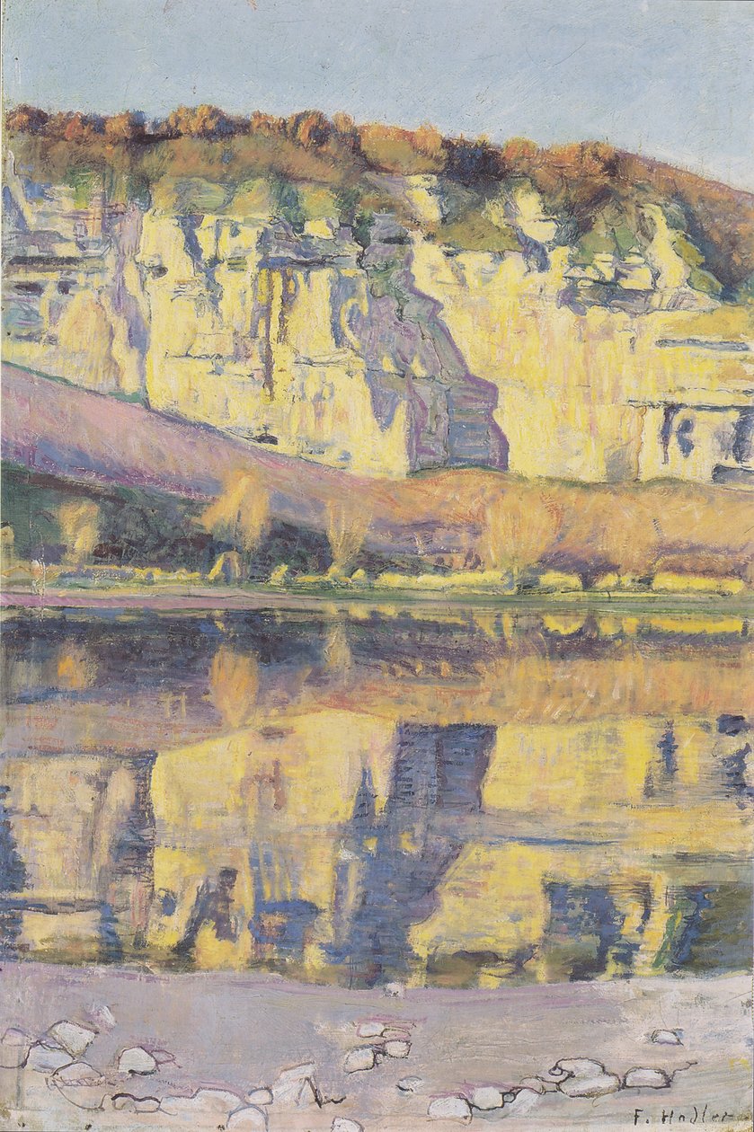 Festa no Ródano de Ferdinand Hodler