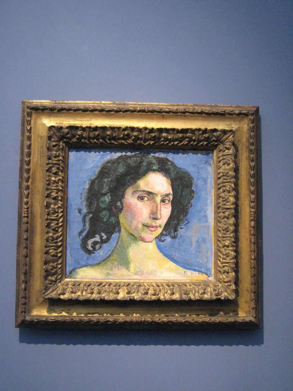 Retrato da dançarina Giulia Leonardi. de Ferdinand Hodler