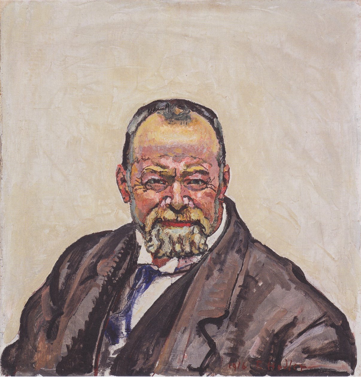 auto-retrato de Ferdinand Hodler