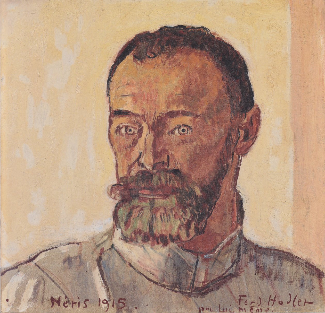 Auto-retrato de Néris de Ferdinand Hodler