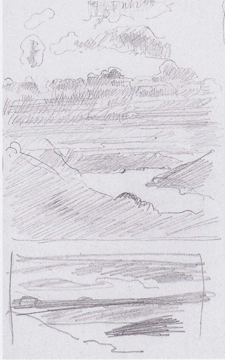 Lago Thun do caminho para Schynigen Platte de Ferdinand Hodler