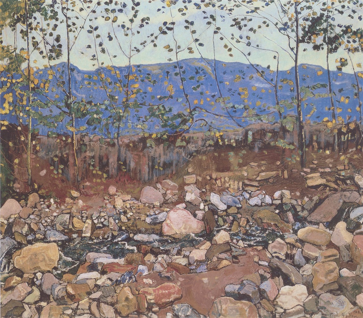 Waldbach perto de Leissigen de Ferdinand Hodler