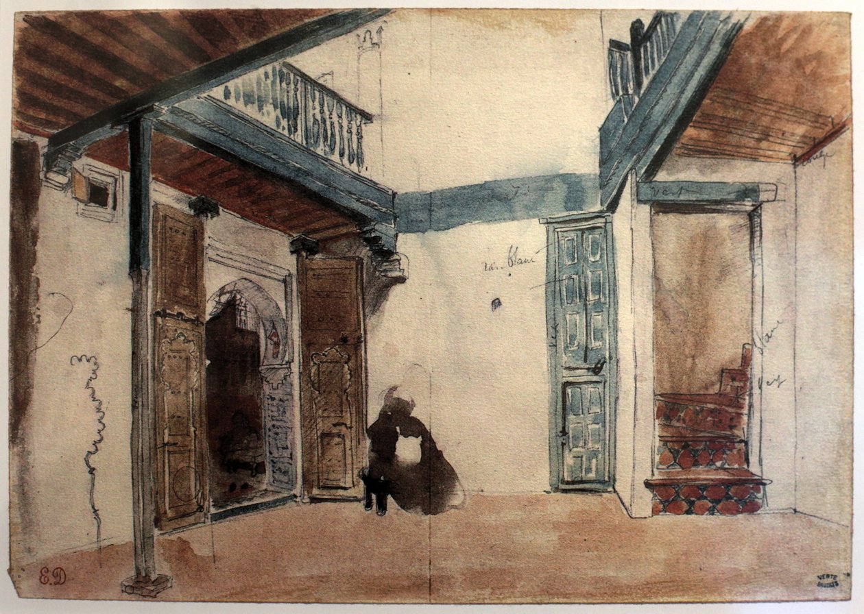 Marrocos de Ferdinand Victor Eugene Delacroix