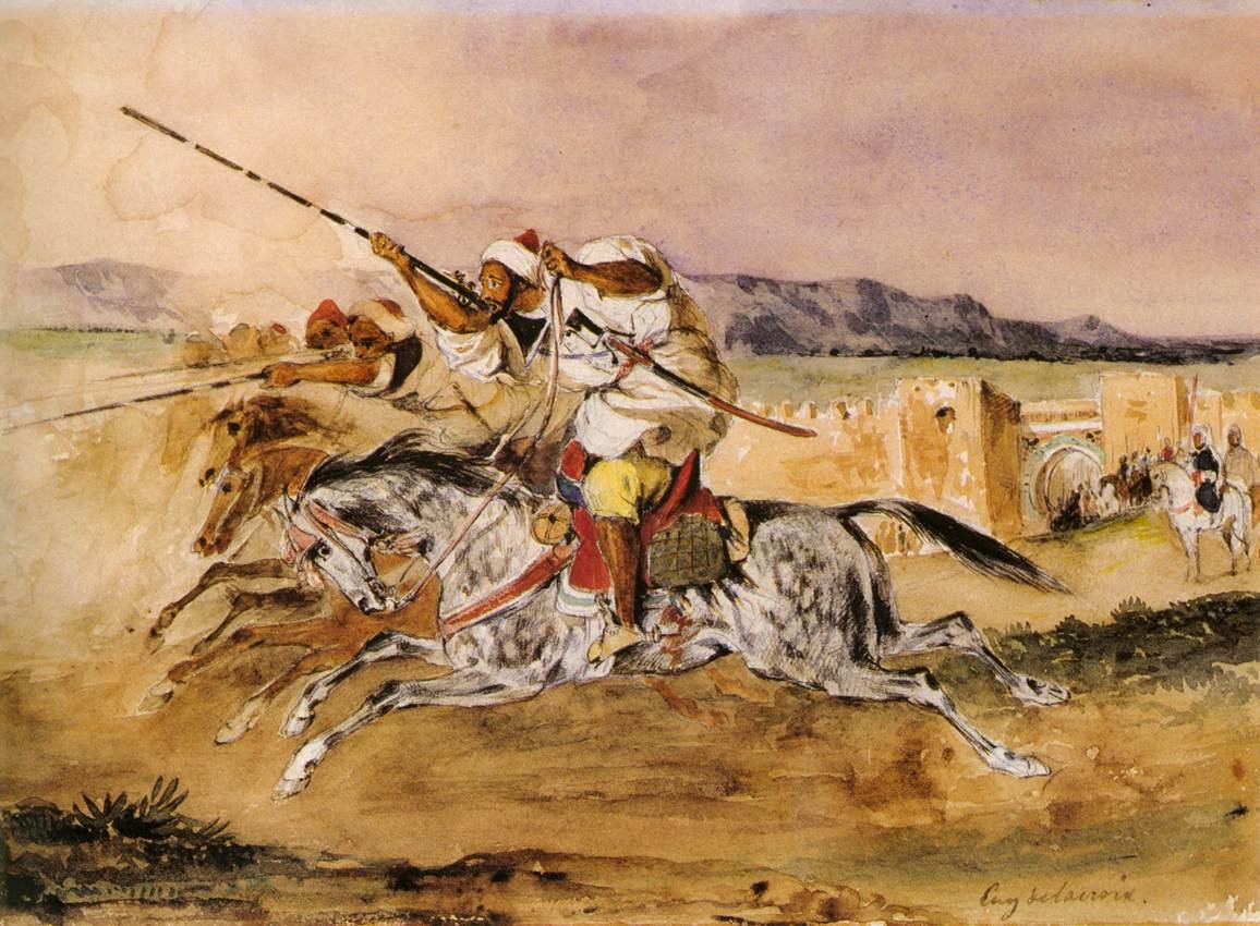 Fantasia Árabe de Ferdinand Victor Eugene Delacroix