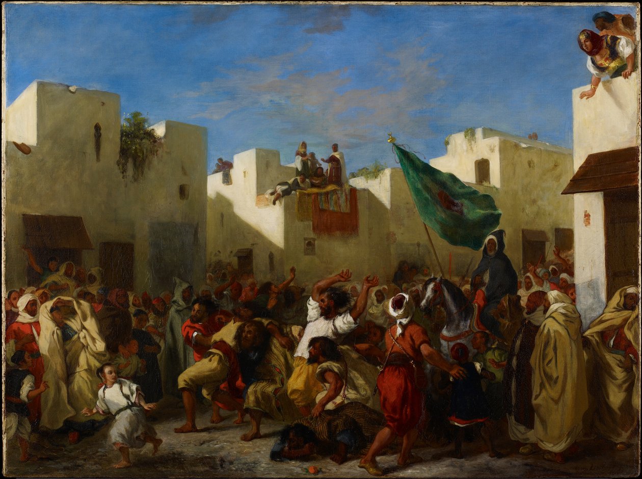 Fanáticos de Tânger, c.1837-38 de Ferdinand Victor Eugene Delacroix