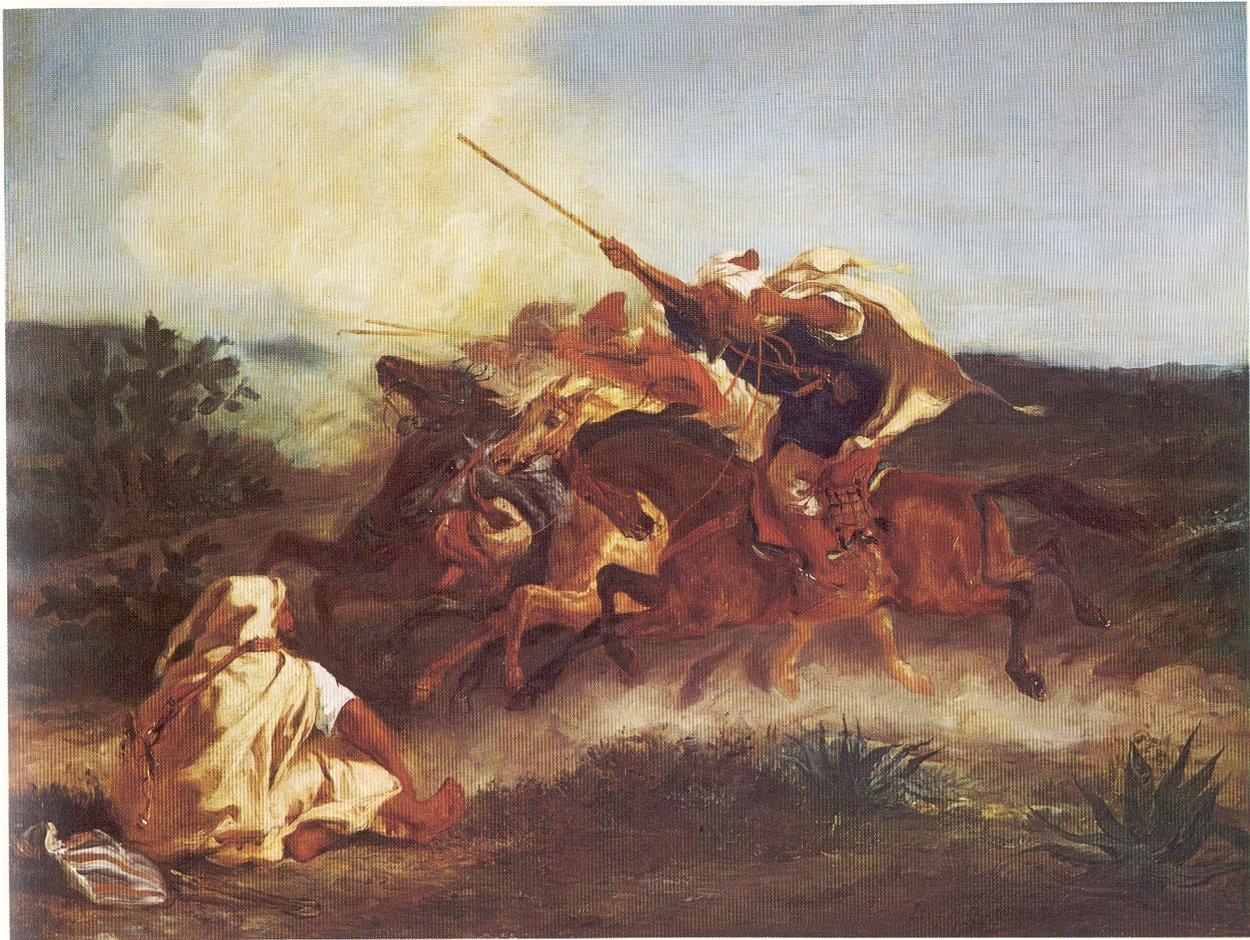 Fantasia árabe de Ferdinand Victor Eugene Delacroix