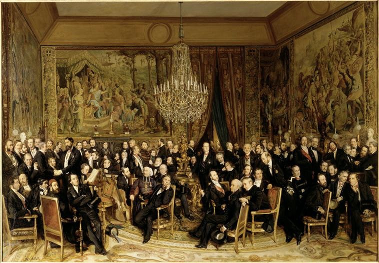 Inglês: Uma noite no Louvre no Count Nieuwerkerke de Ferdinand Victor Eugene Delacroix