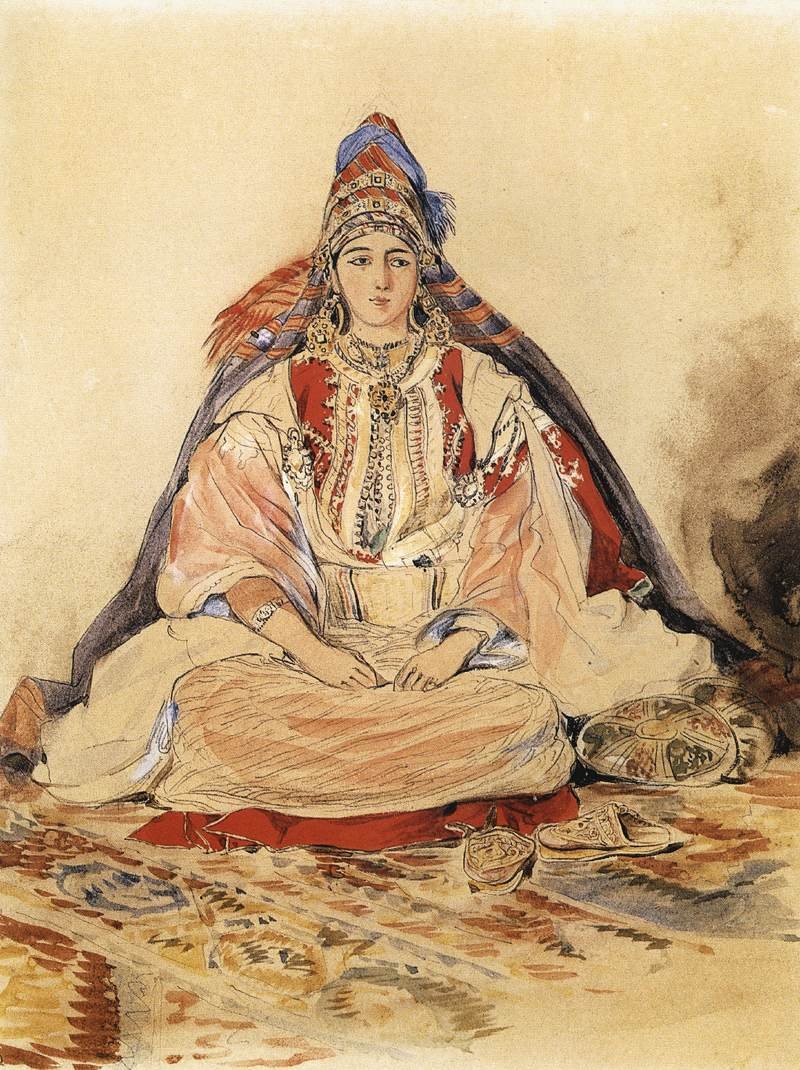 Noiva judaica de Ferdinand Victor Eugene Delacroix