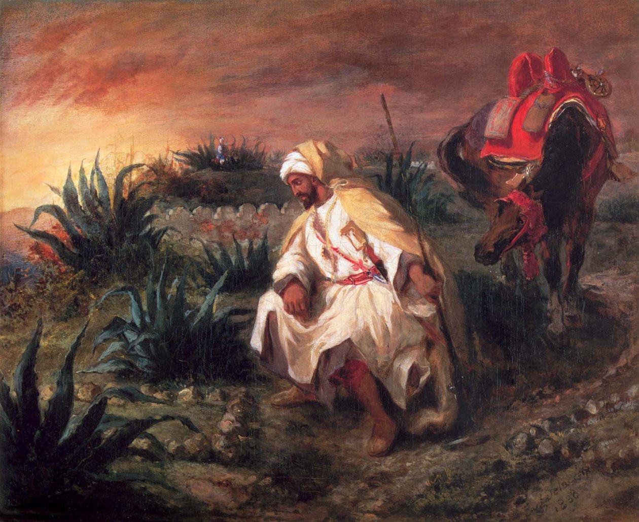 O árabe no túmulo de Ferdinand Victor Eugene Delacroix