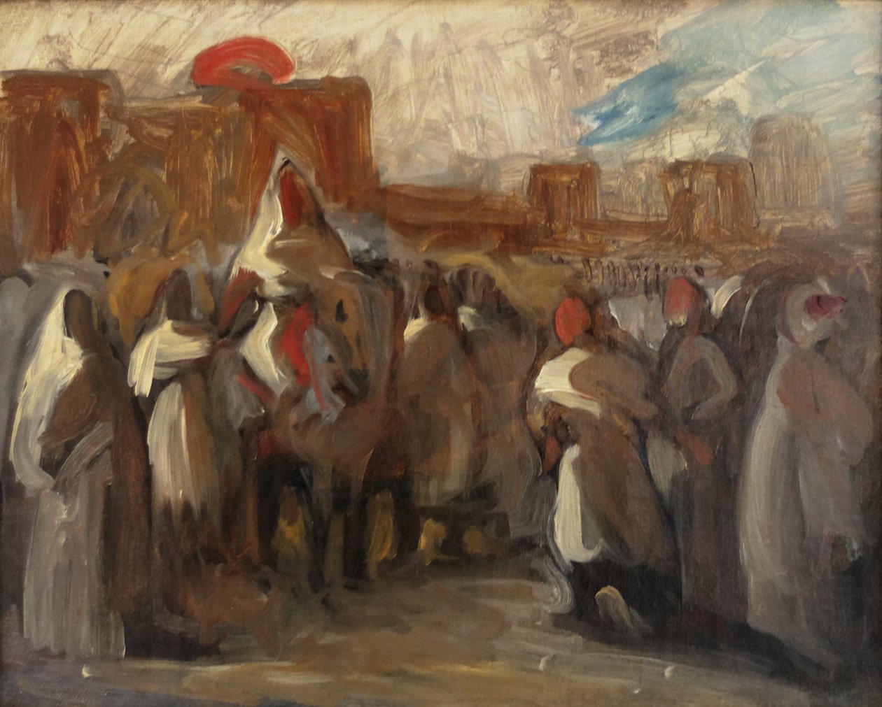 O sultão do Marrocos Moulay de Ferdinand Victor Eugene Delacroix