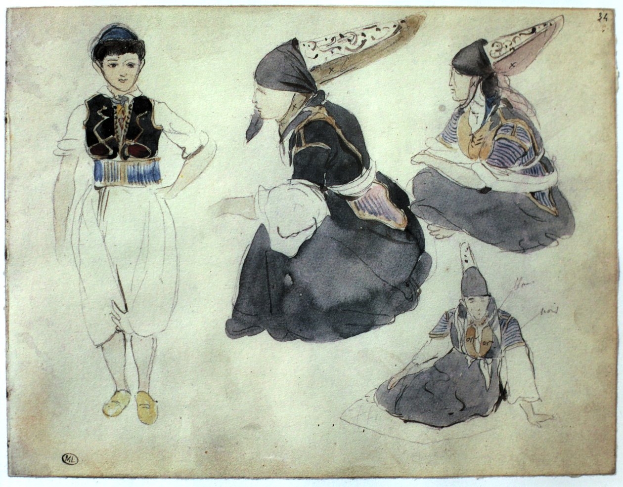 Marrocos de Ferdinand Victor Eugene Delacroix