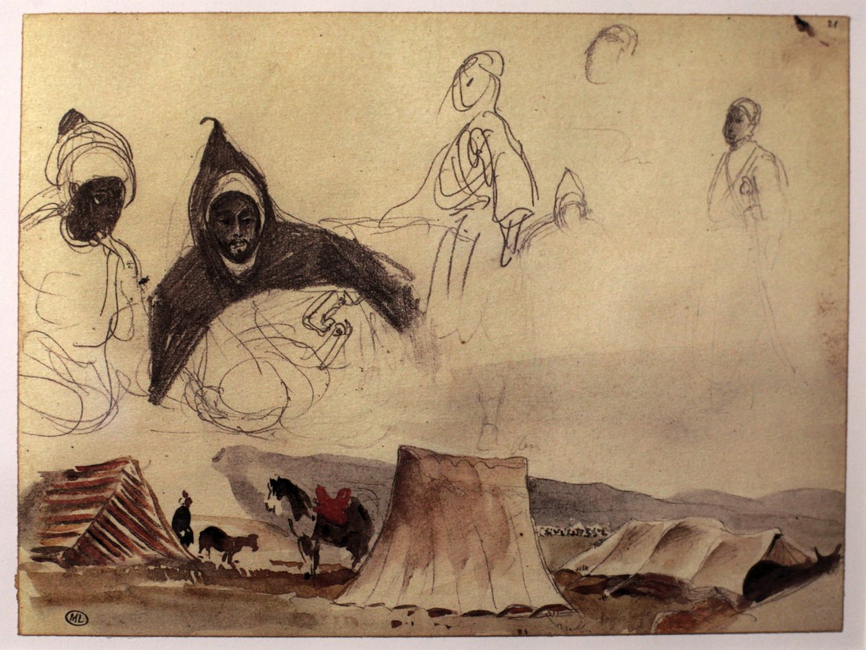 Marrocos de Ferdinand Victor Eugene Delacroix