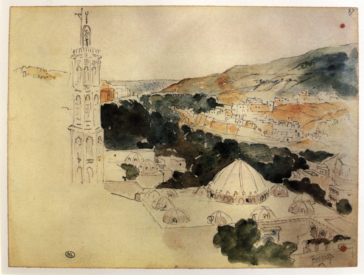 Marrocos de Ferdinand Victor Eugene Delacroix