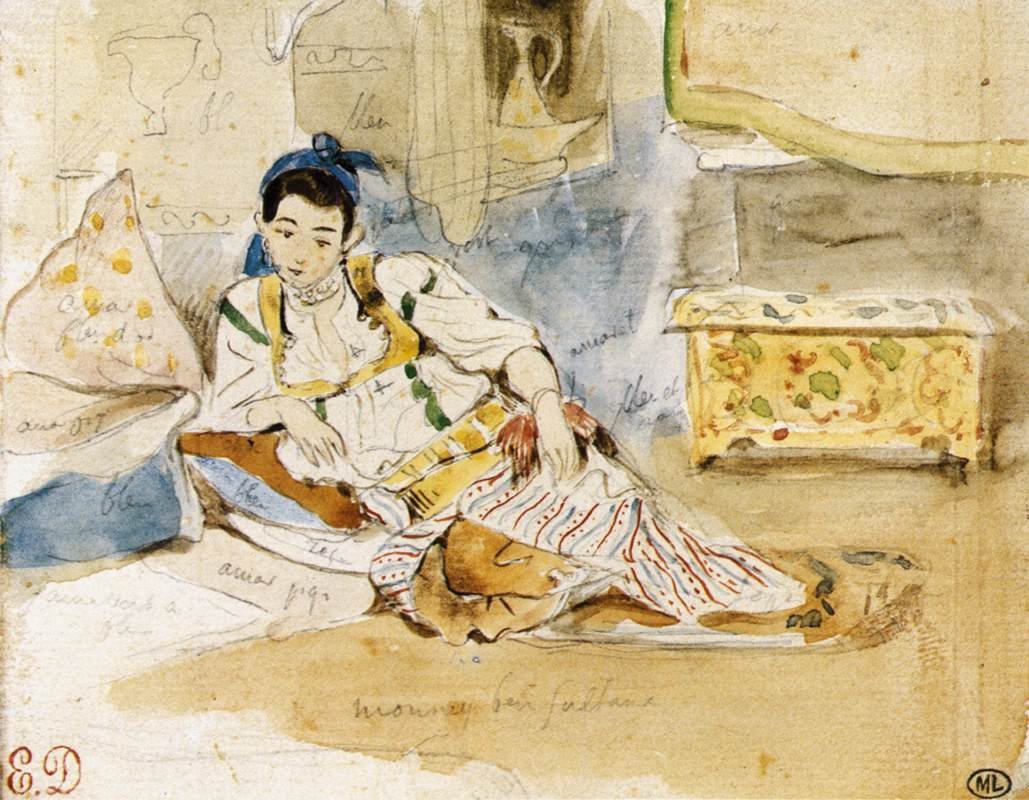 Mounay ben Sultan de Ferdinand Victor Eugene Delacroix