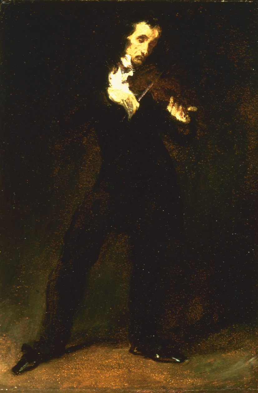 Paganini de Ferdinand Victor Eugene Delacroix
