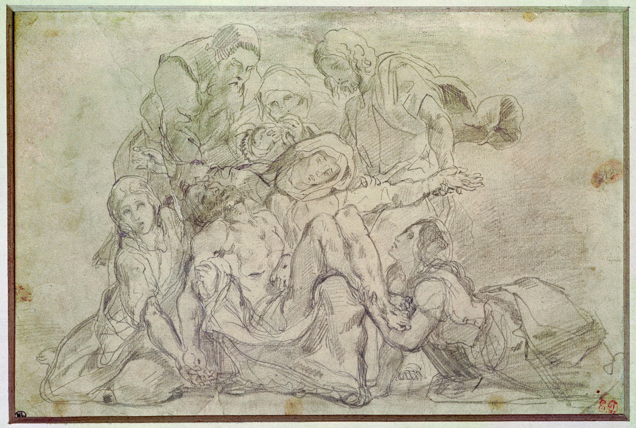 Pieta de Ferdinand Victor Eugene Delacroix