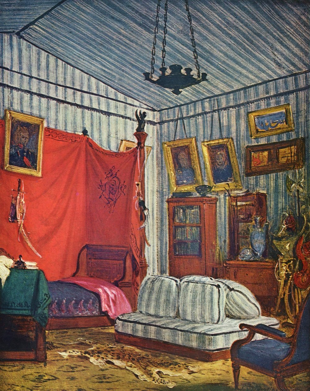 Quarto de dormir de Count de Mornay de Ferdinand Victor Eugene Delacroix