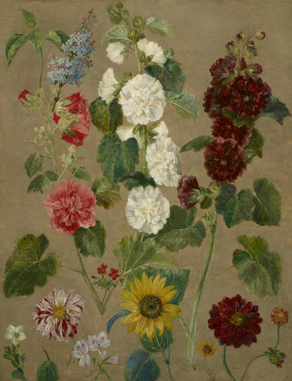 Sem título [flores] de Ferdinand Victor Eugene Delacroix
