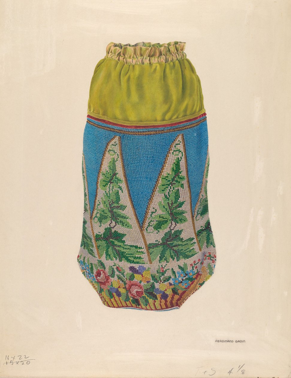Bolsa de contas de Ferdinand Badin