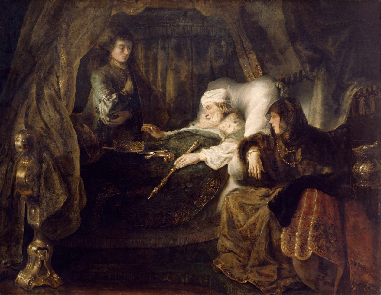 A última recomendação de David a Salomão de Ferdinand Bol
