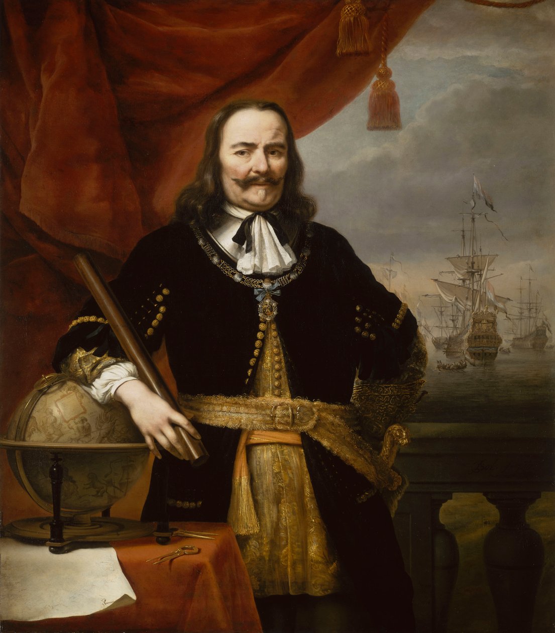 Michiel Adriaenszoon de Ruyter, Tenente-Almirante-General das Províncias Unidas (1607-1676) de Ferdinand Bol