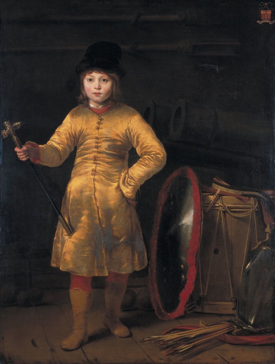 Otto van der Waeyen em traje polonês, 1656 de Ferdinand Bol