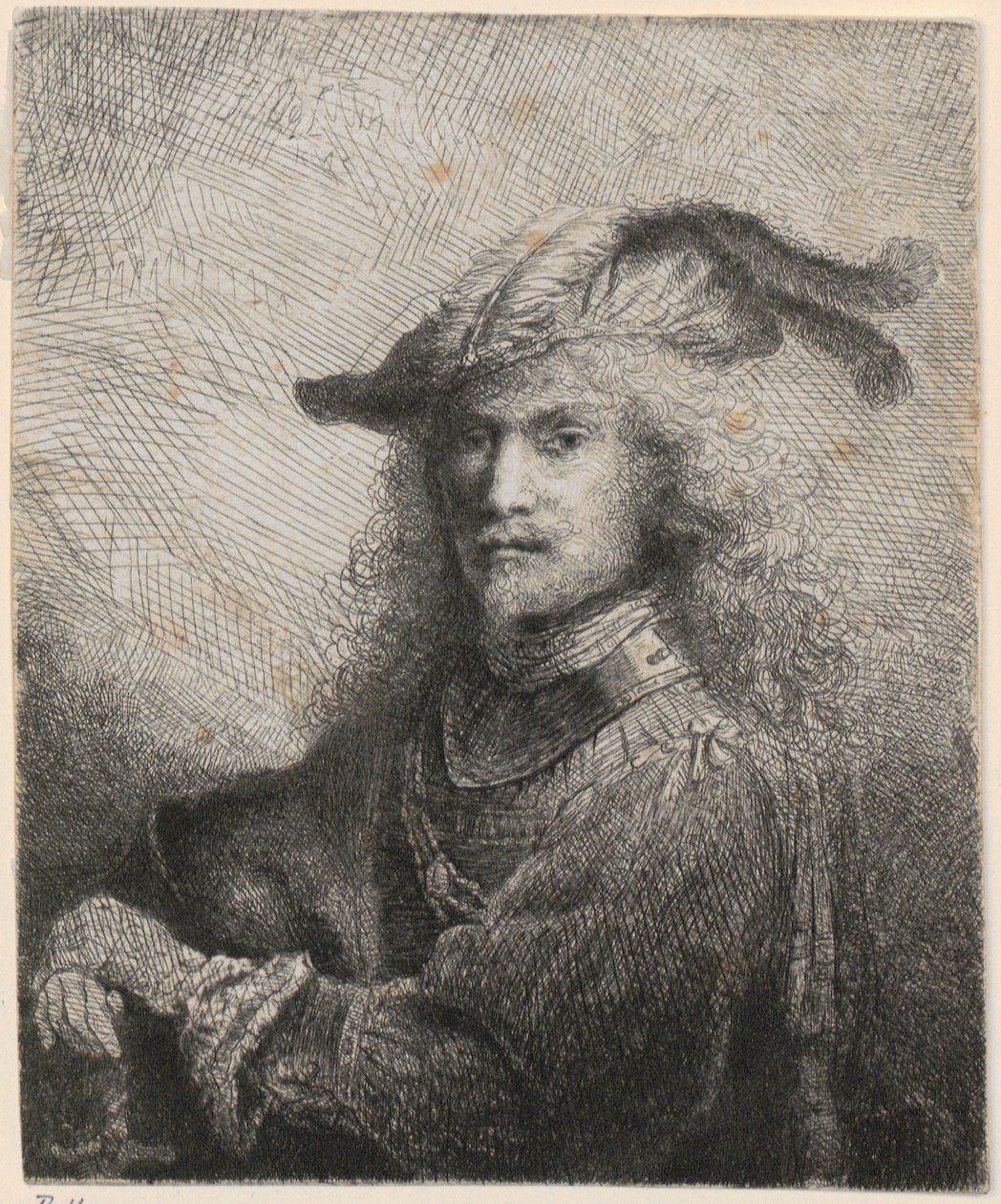 Retrato de um oficial (possível autorretrato do artista?) de Ferdinand Bol