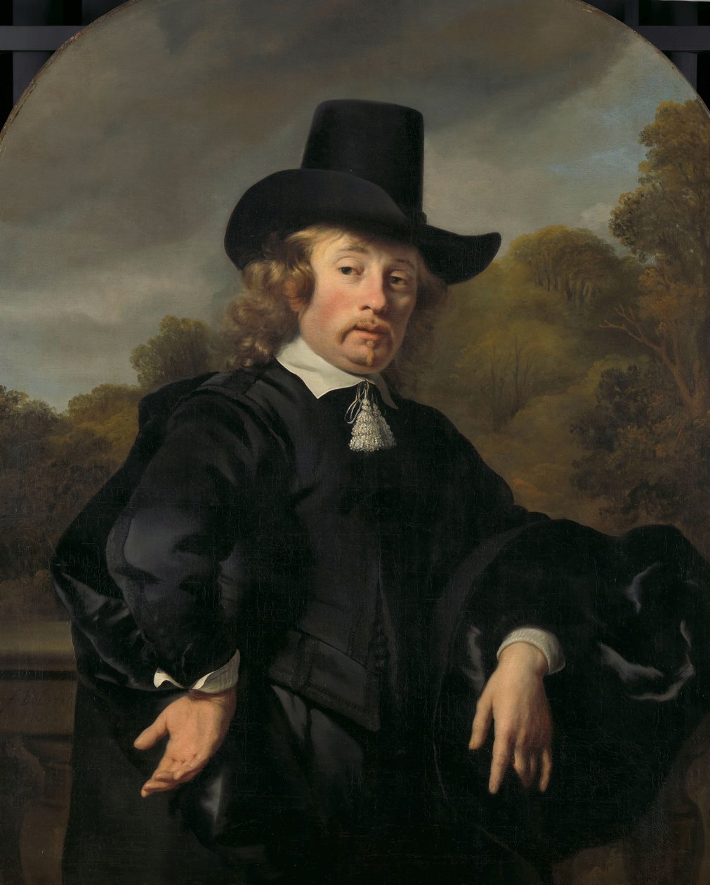 Retrato de Roelof Meulenaer
Roelof Meulenaer (1618/19-1691). Correio Mercantil de Amesterdão ou Correio postal na Rota de Antuérpia de Ferdinand Bol