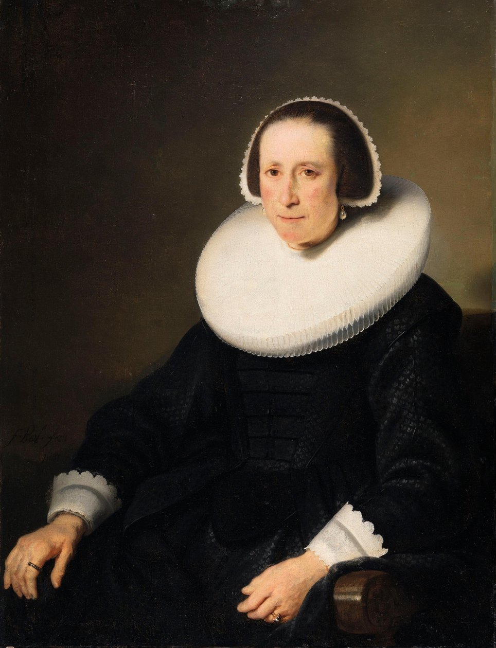 Retrato de uma dama de Ferdinand Bol