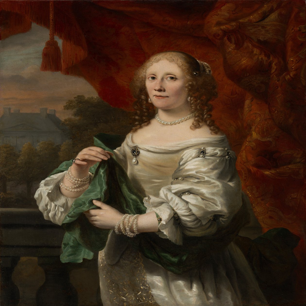 Retrato de uma mulher de Ferdinand Bol