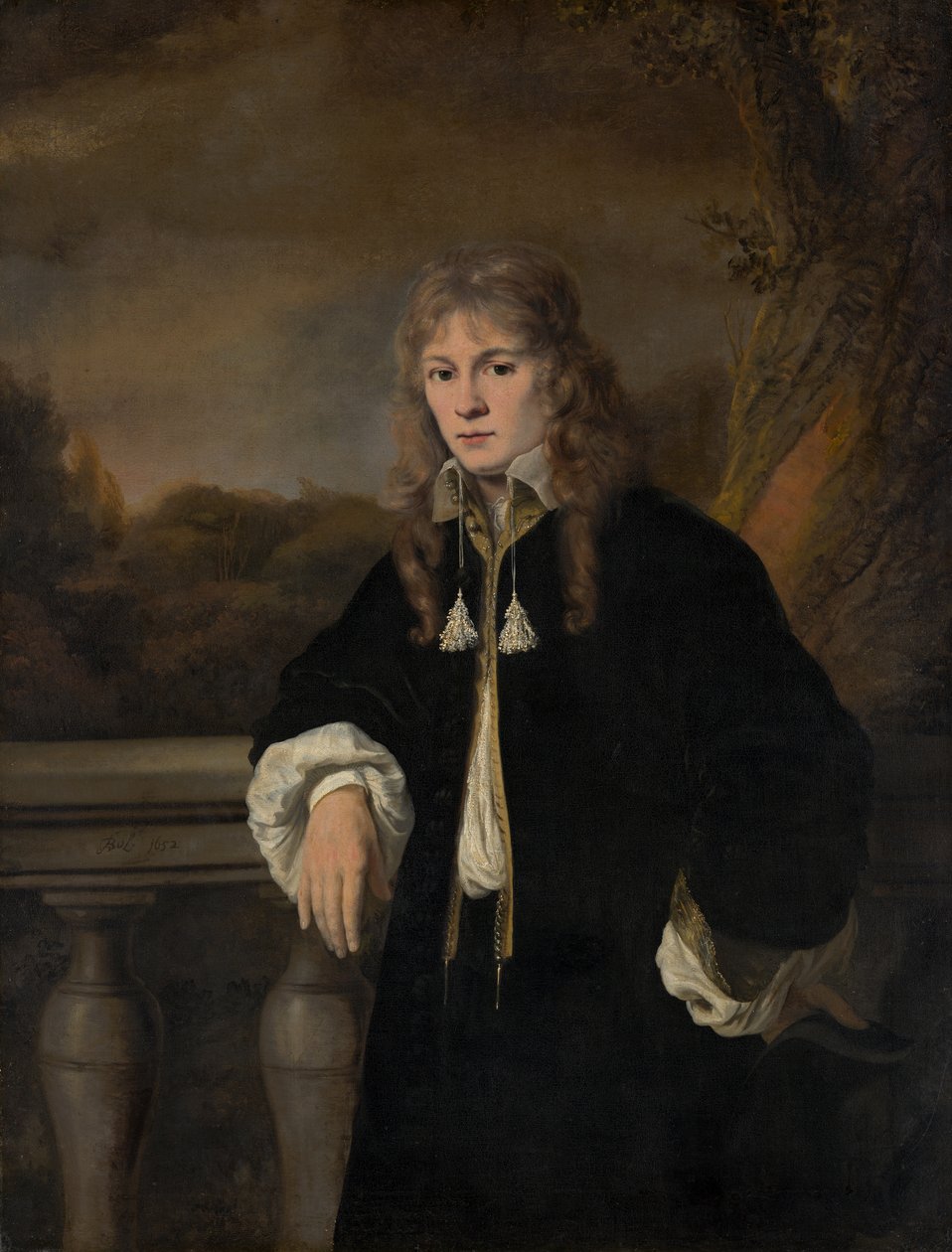 Retrato de um jovem, presumivelmente Louis Trip Jr. (1638-1655) de Ferdinand Bol