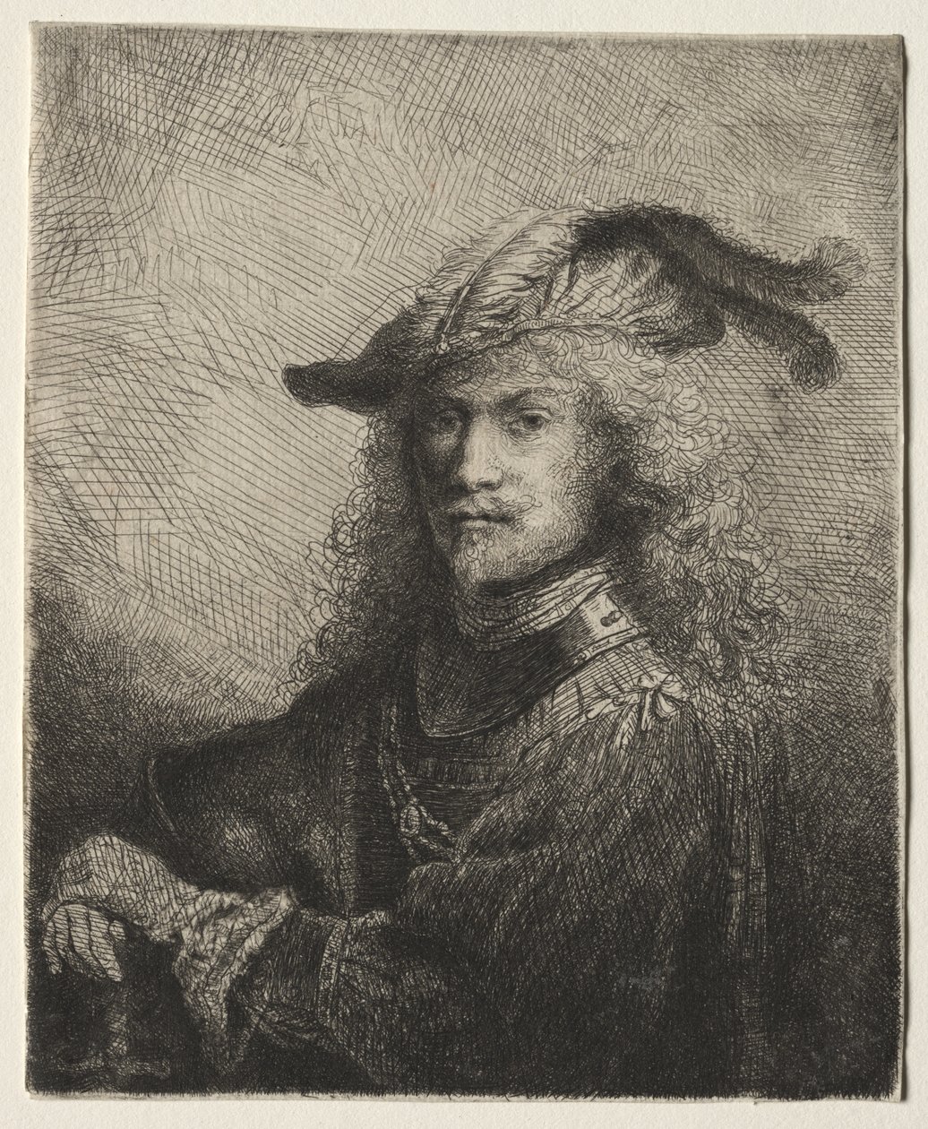 Retrato de um oficial, 1645. de Ferdinand Bol