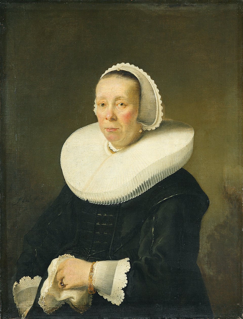 Retrato de uma mulher idosa de Ferdinand Bol