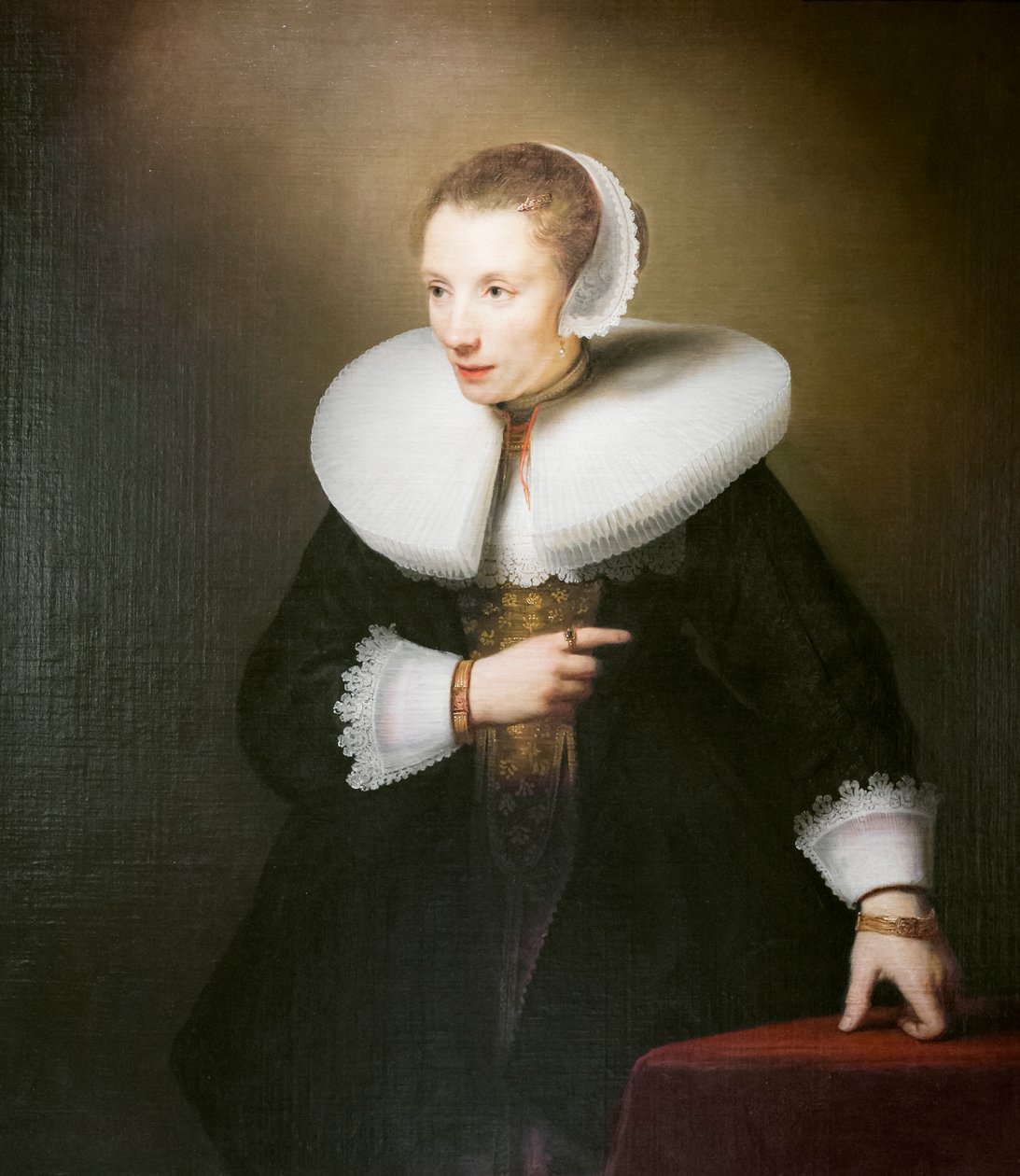 Retrato de uma mulher desconhecida de Ferdinand Bol