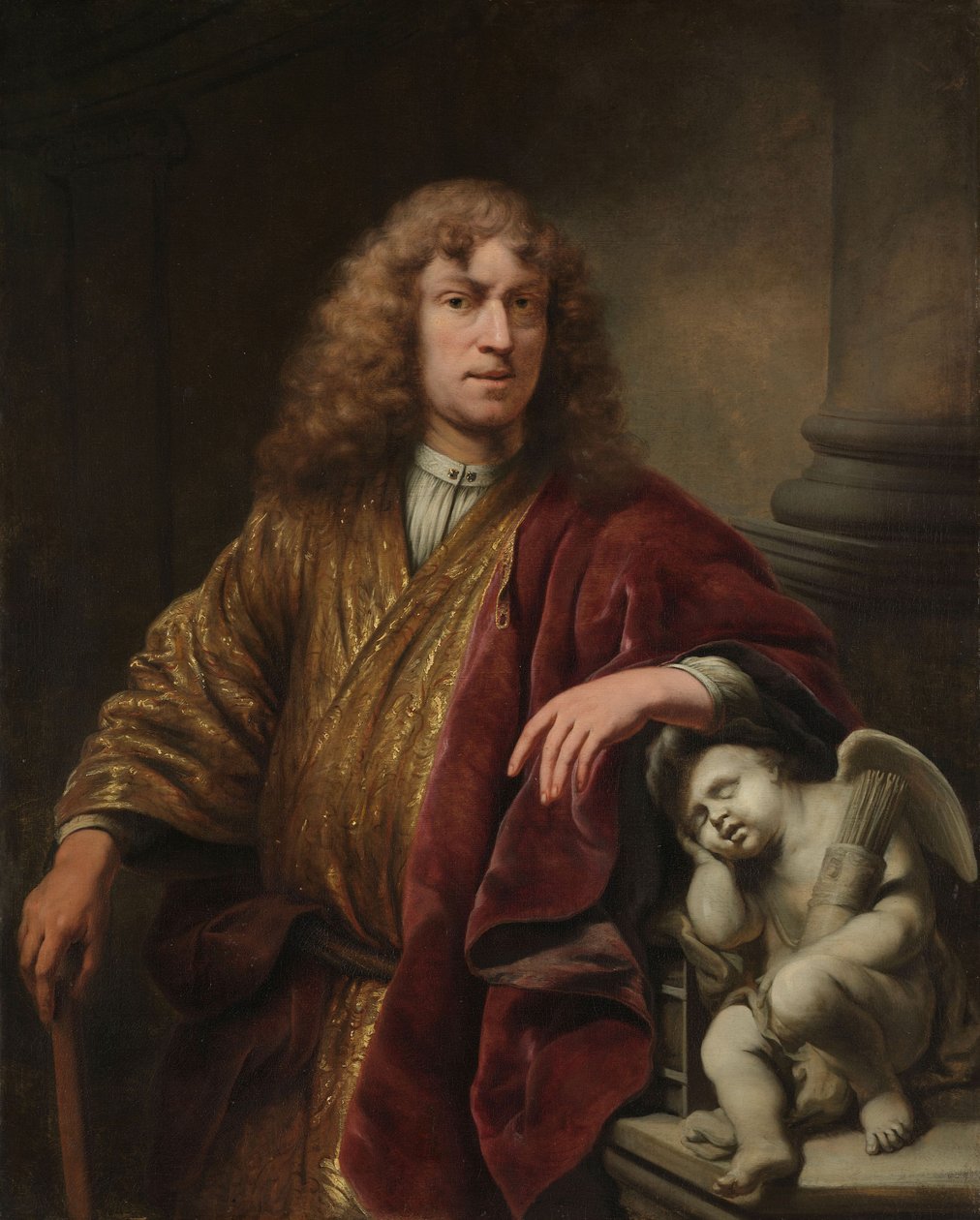 Autorretrato, c.1669 (óleo sobre tela) de Ferdinand Bol