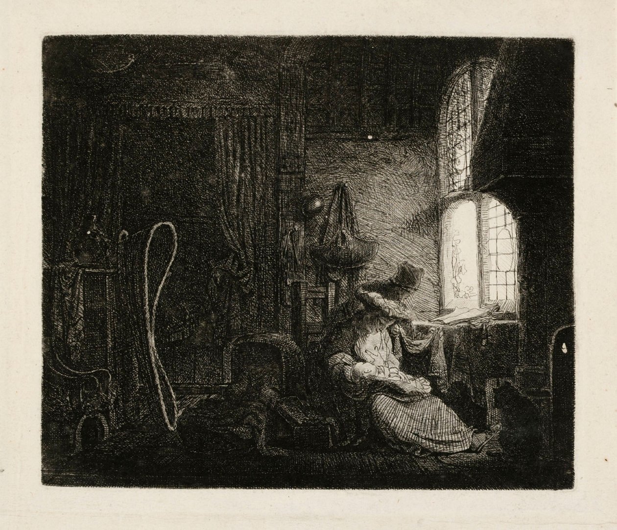 A Família num Quarto de Ferdinand Bol
