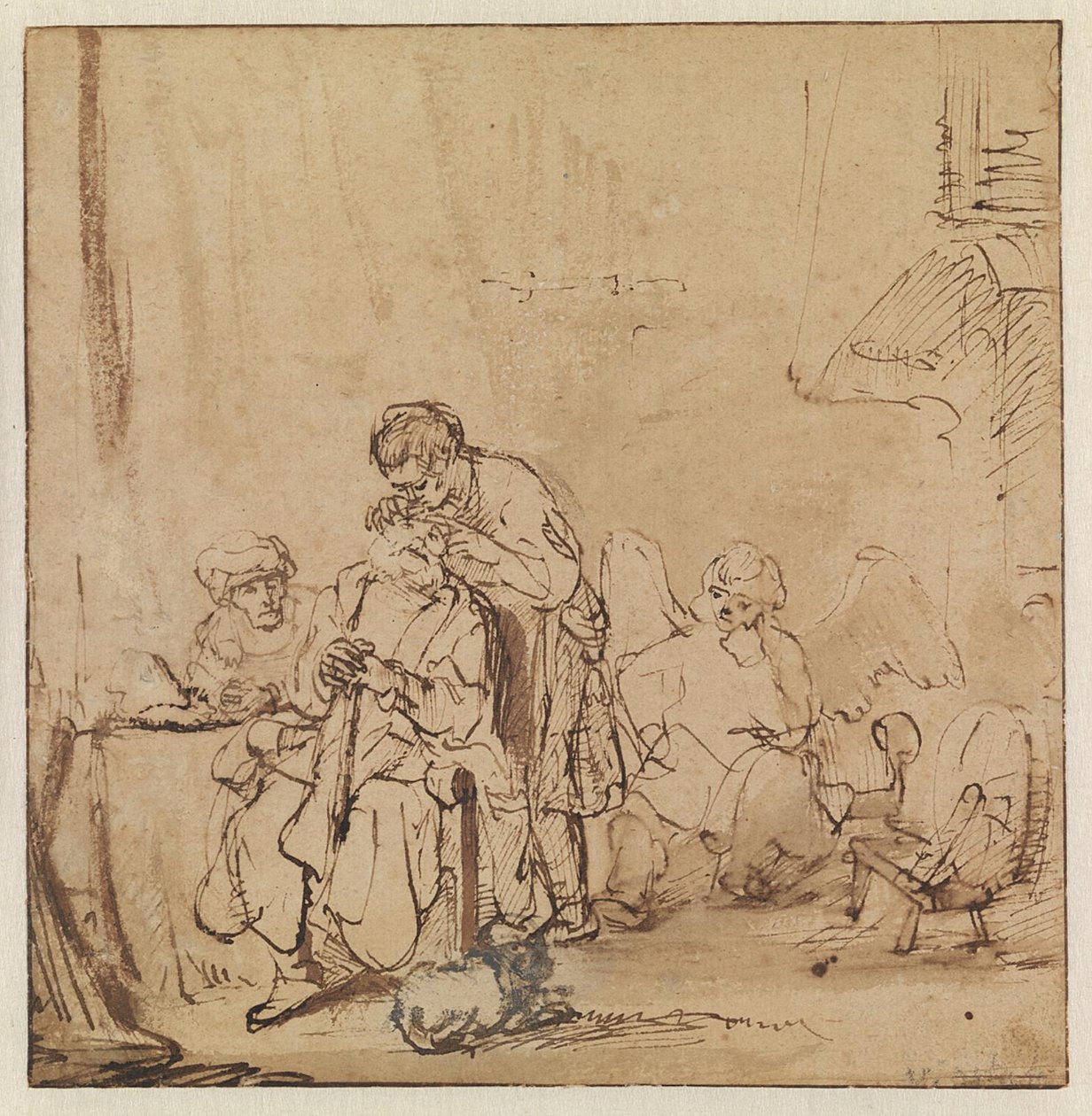 A cura de Tobit de Ferdinand Bol