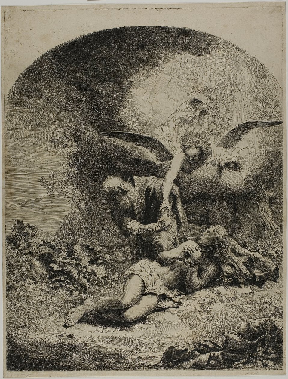 O sacrifício de Abraão de Ferdinand Bol