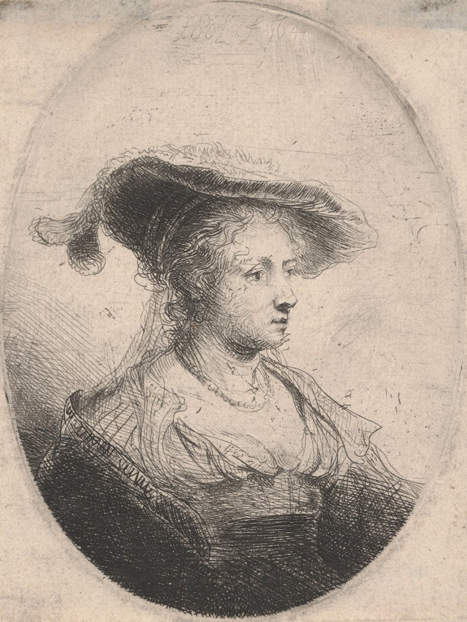 Mulher em Oval de Ferdinand Bol