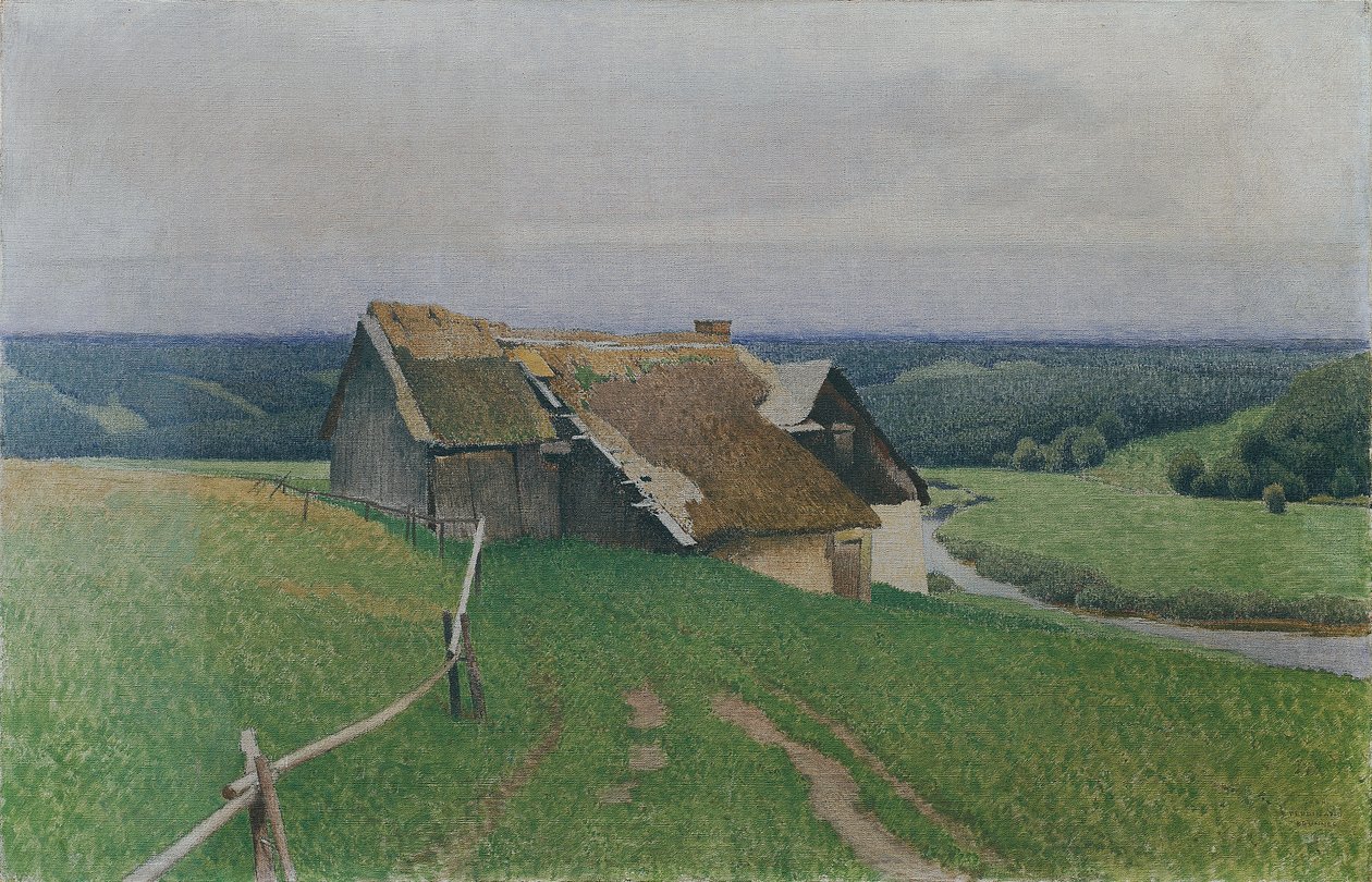 A casa na colina de Ferdinand Brunner