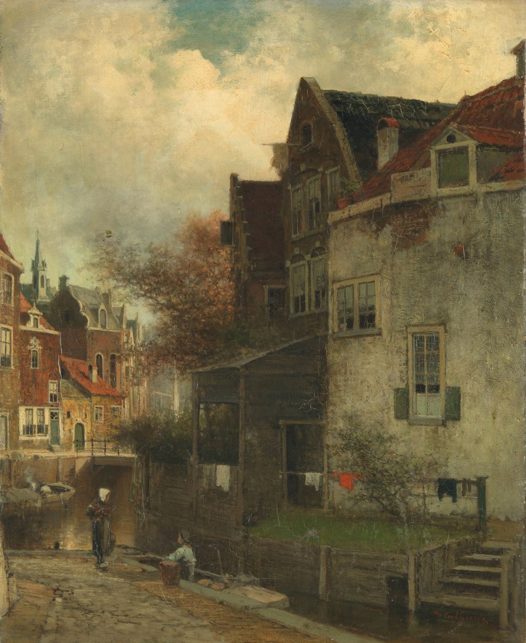 Paisagem urbana de Ferdinand Carl Sierich