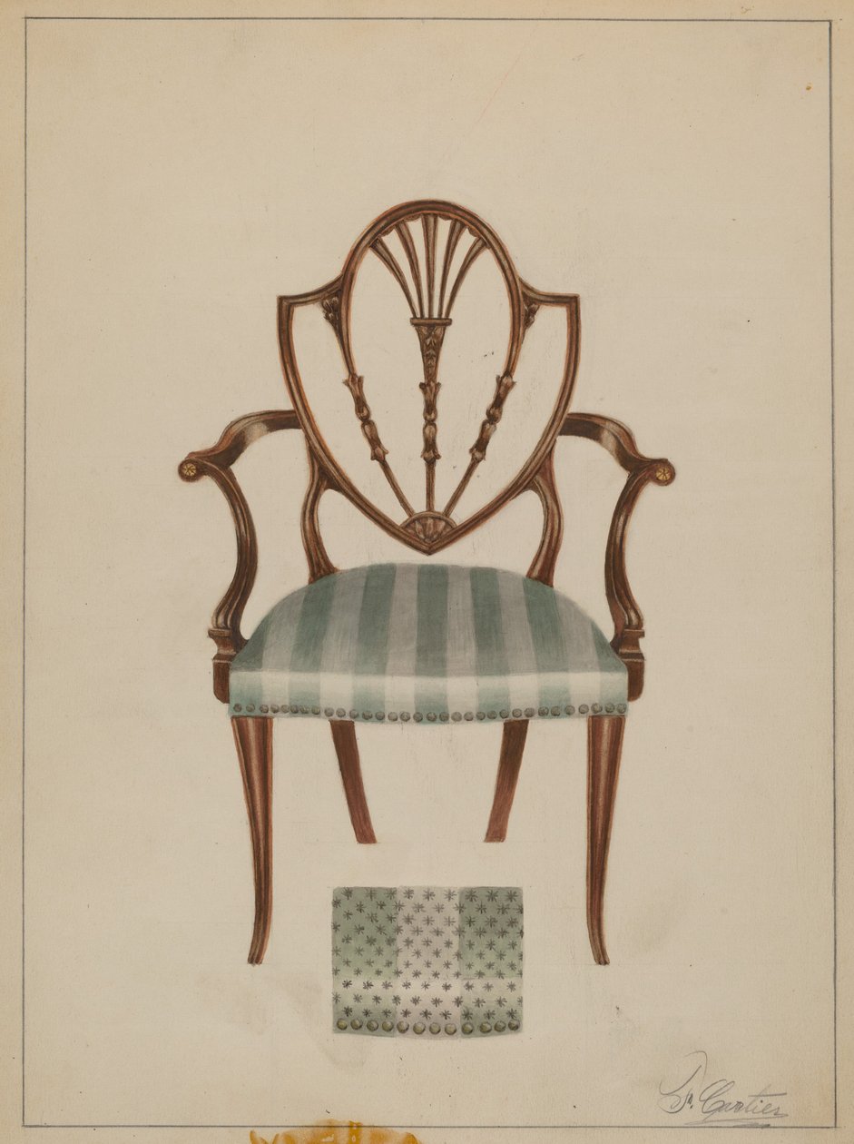 Cadeirão de Ferdinand Cartier