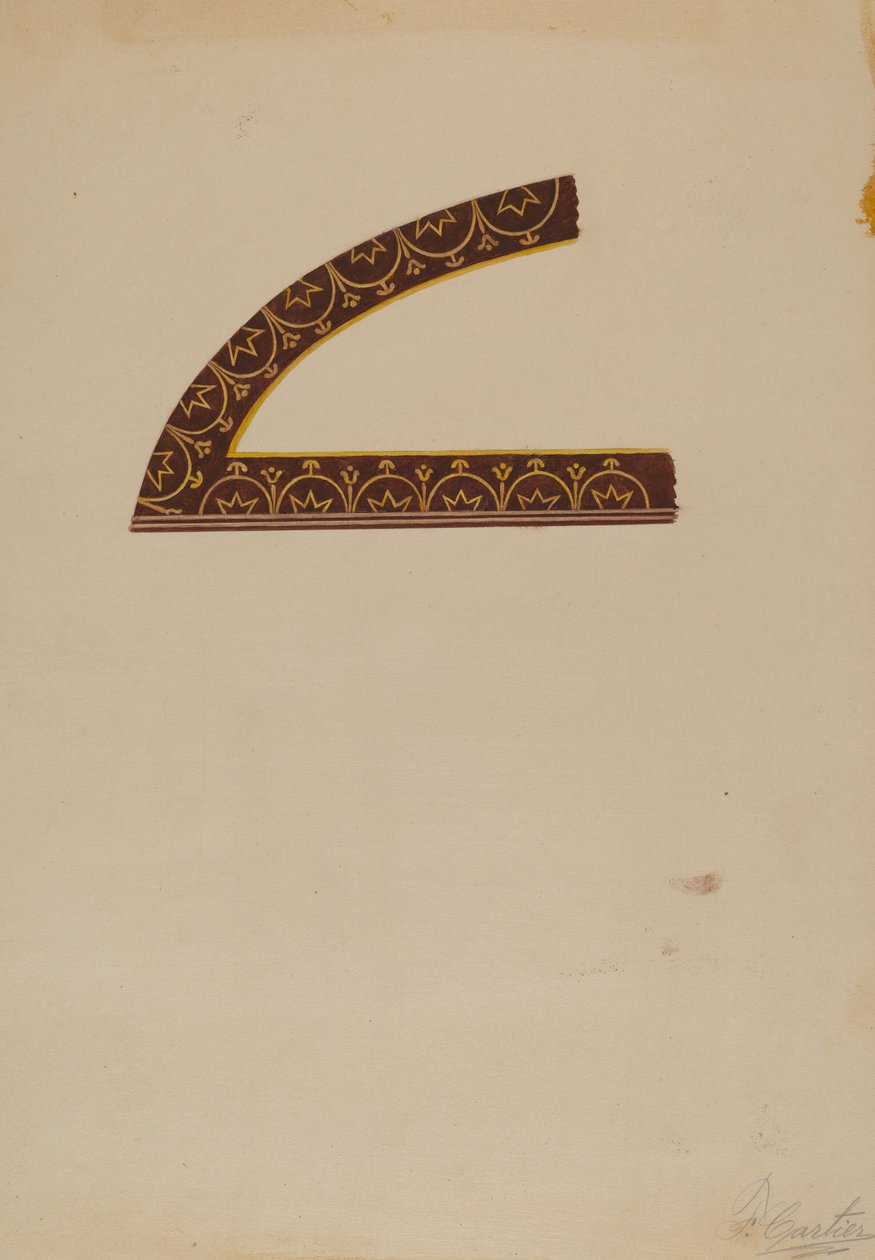 Design do armário da China de Ferdinand Cartier
