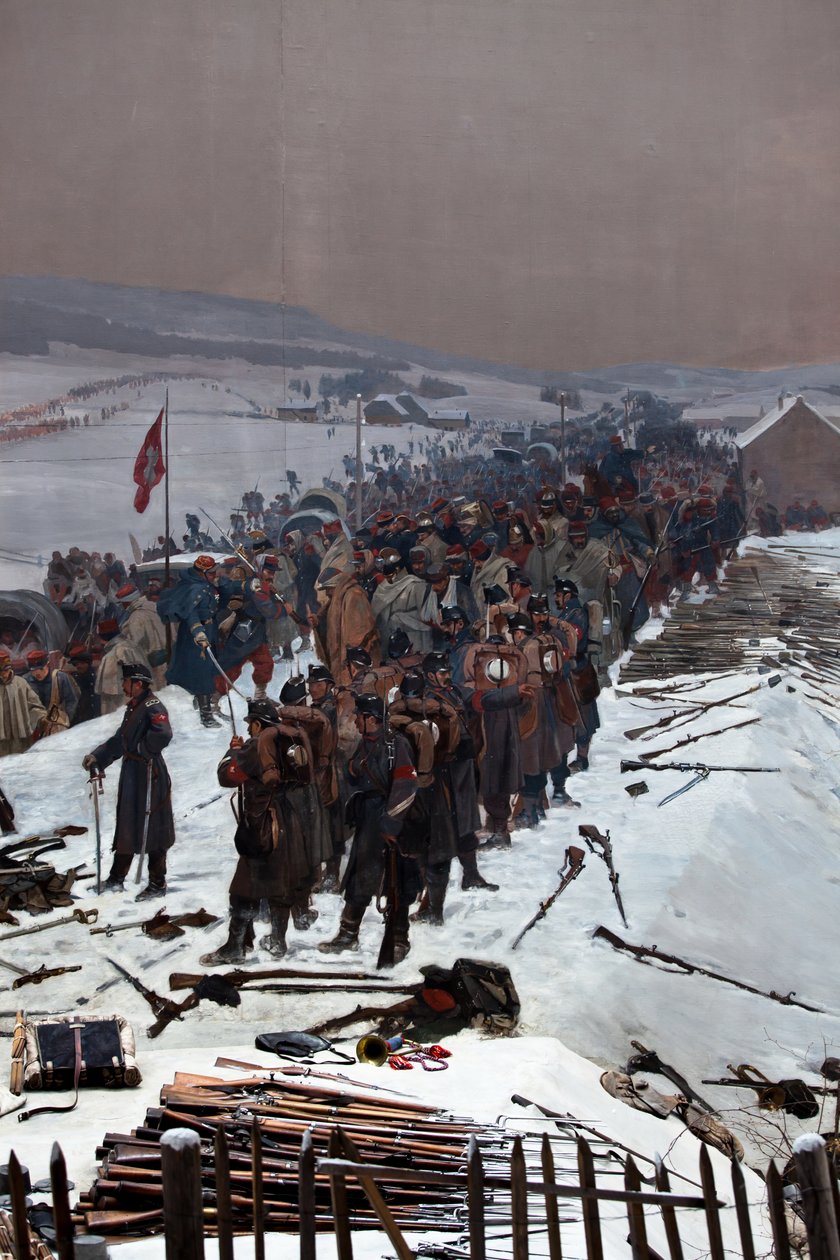 Panorama Bourbaki de Ferdinand & Castres Edouard (1838-1902) Hodler