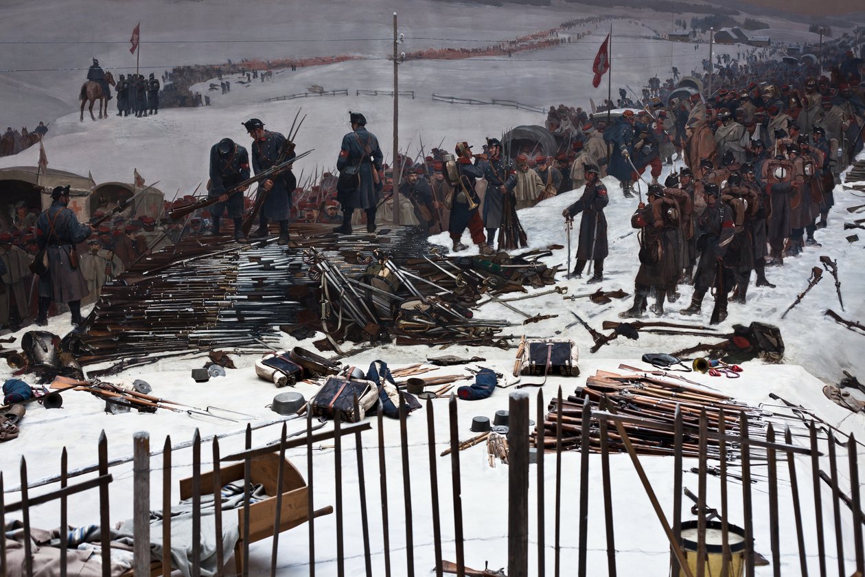 Panorama Bourbaki de Ferdinand & Castres Edouard (1838-1902) Hodler