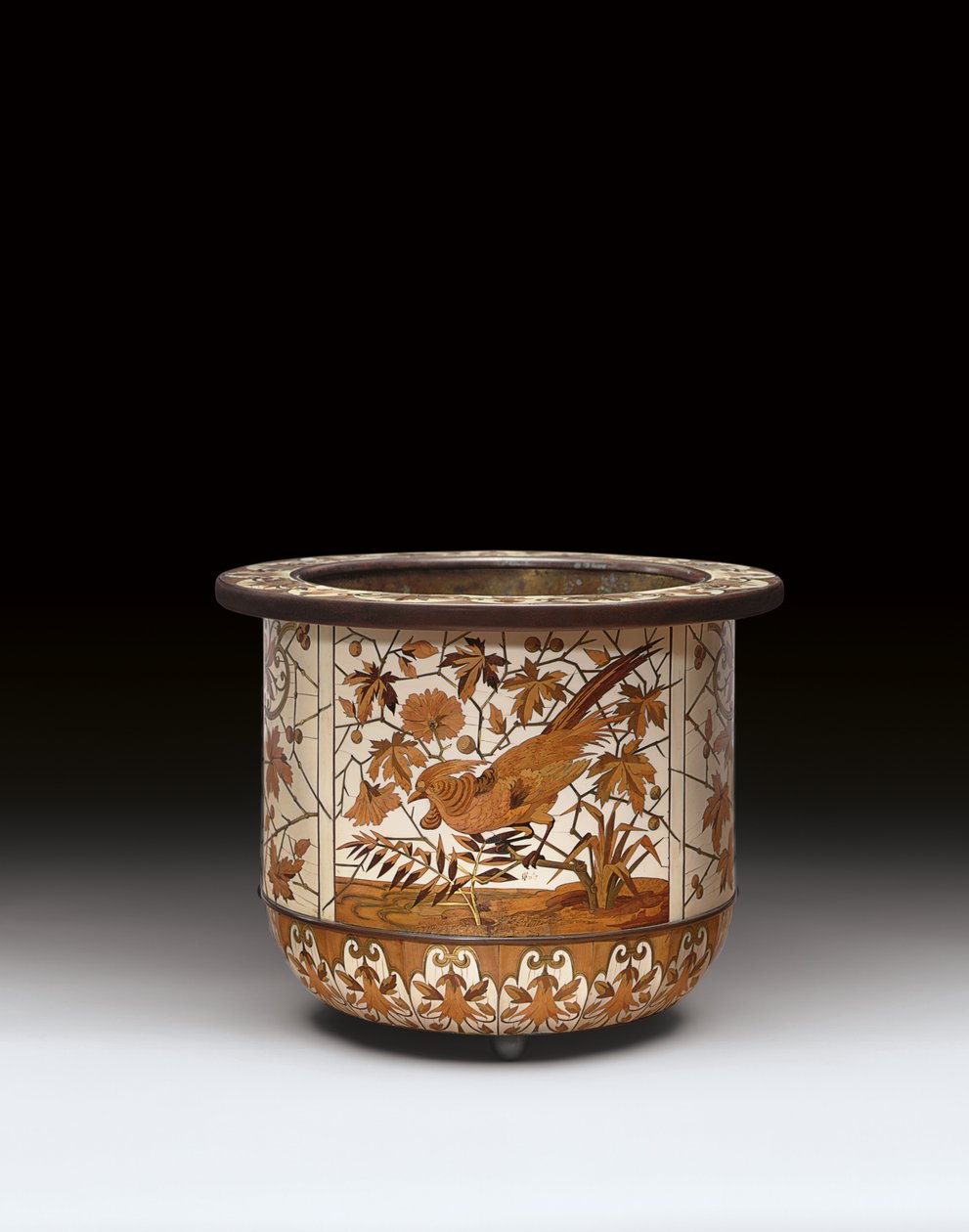 Cachepot, Maison Giroux, último quartel do século XIX de Ferdinand Duvinage