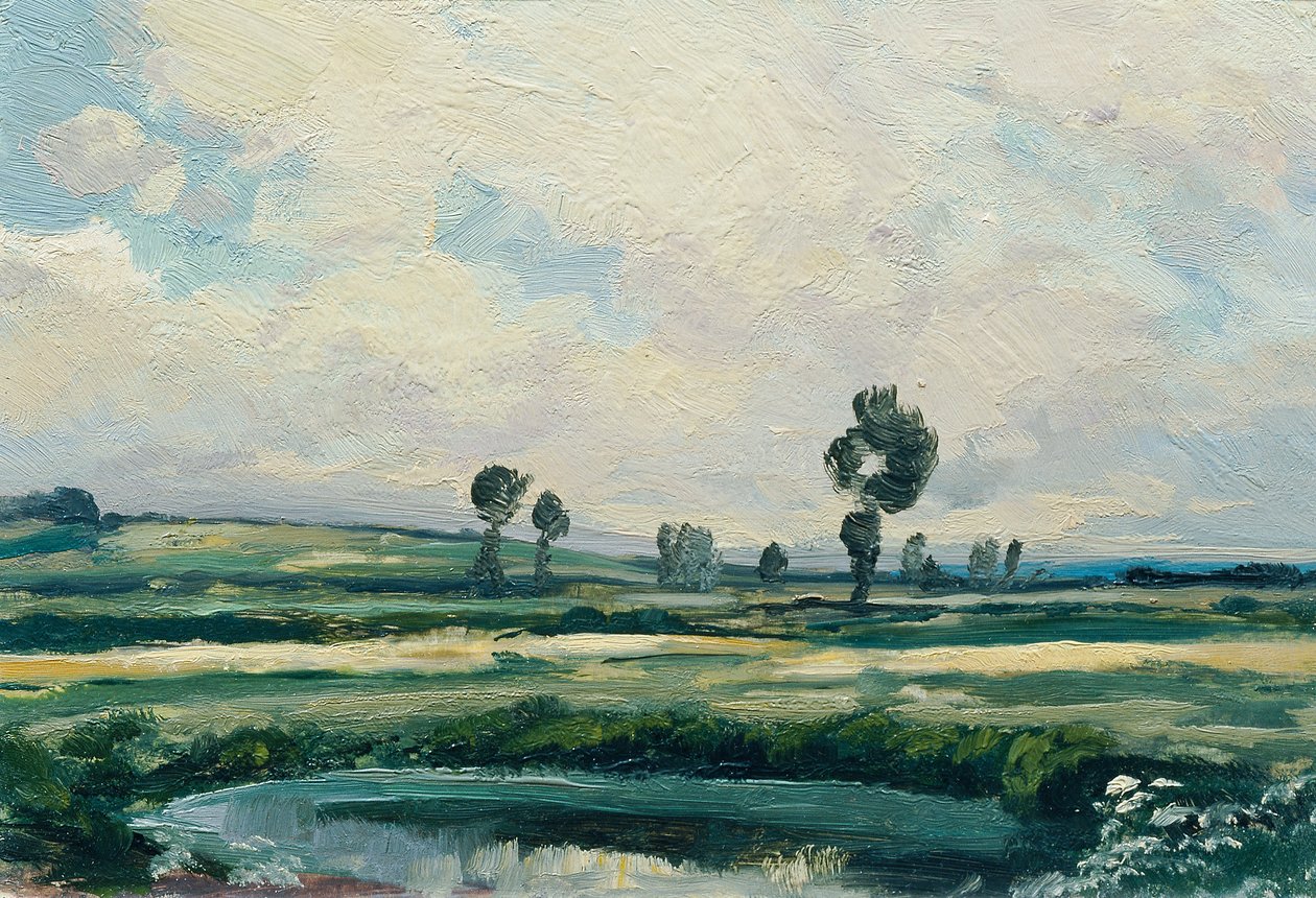 Elbe Land (da carteira "16 Vistas de Paisagens Checas 