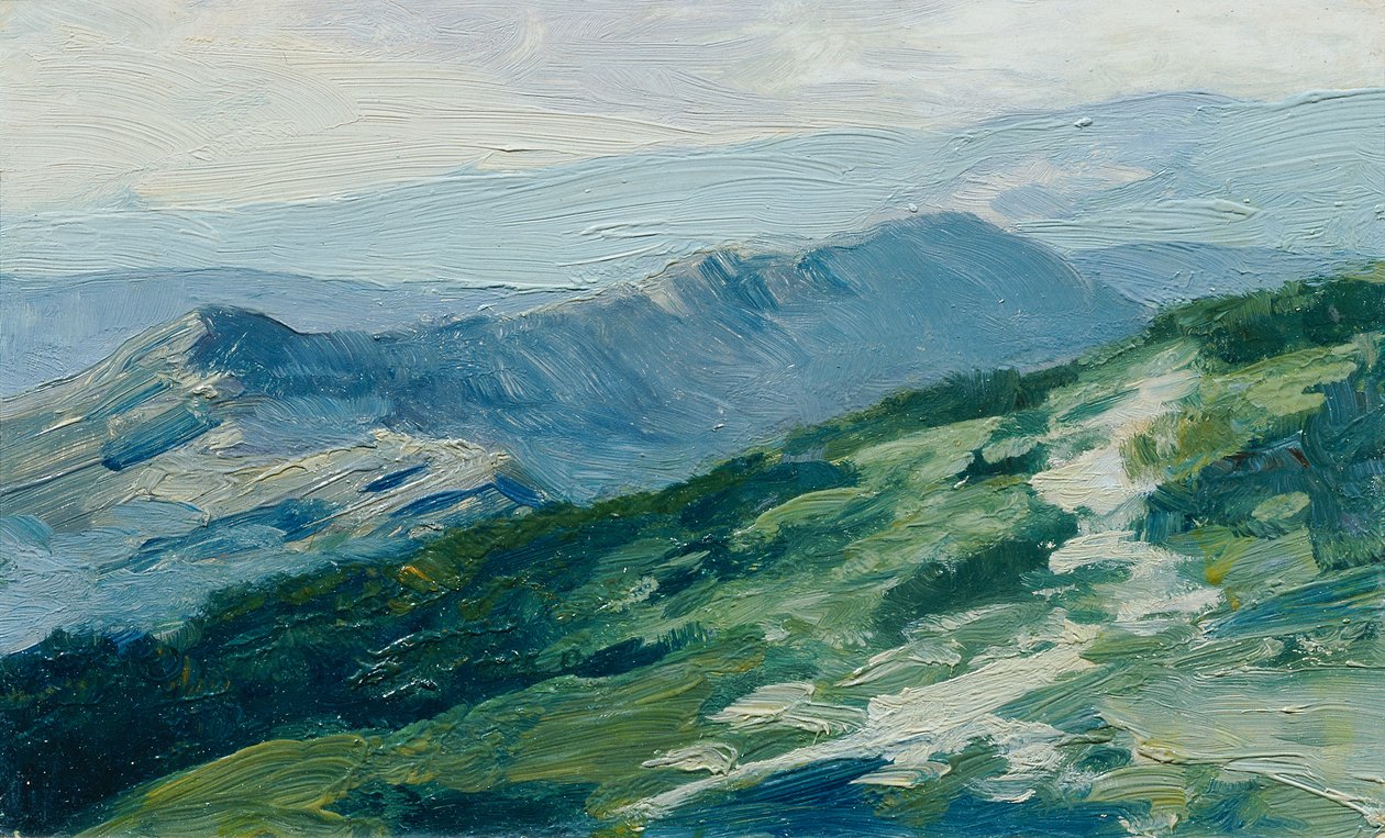 Montanhas gigantes (do portfólio "16 Vistas de Paisagens Checas 
