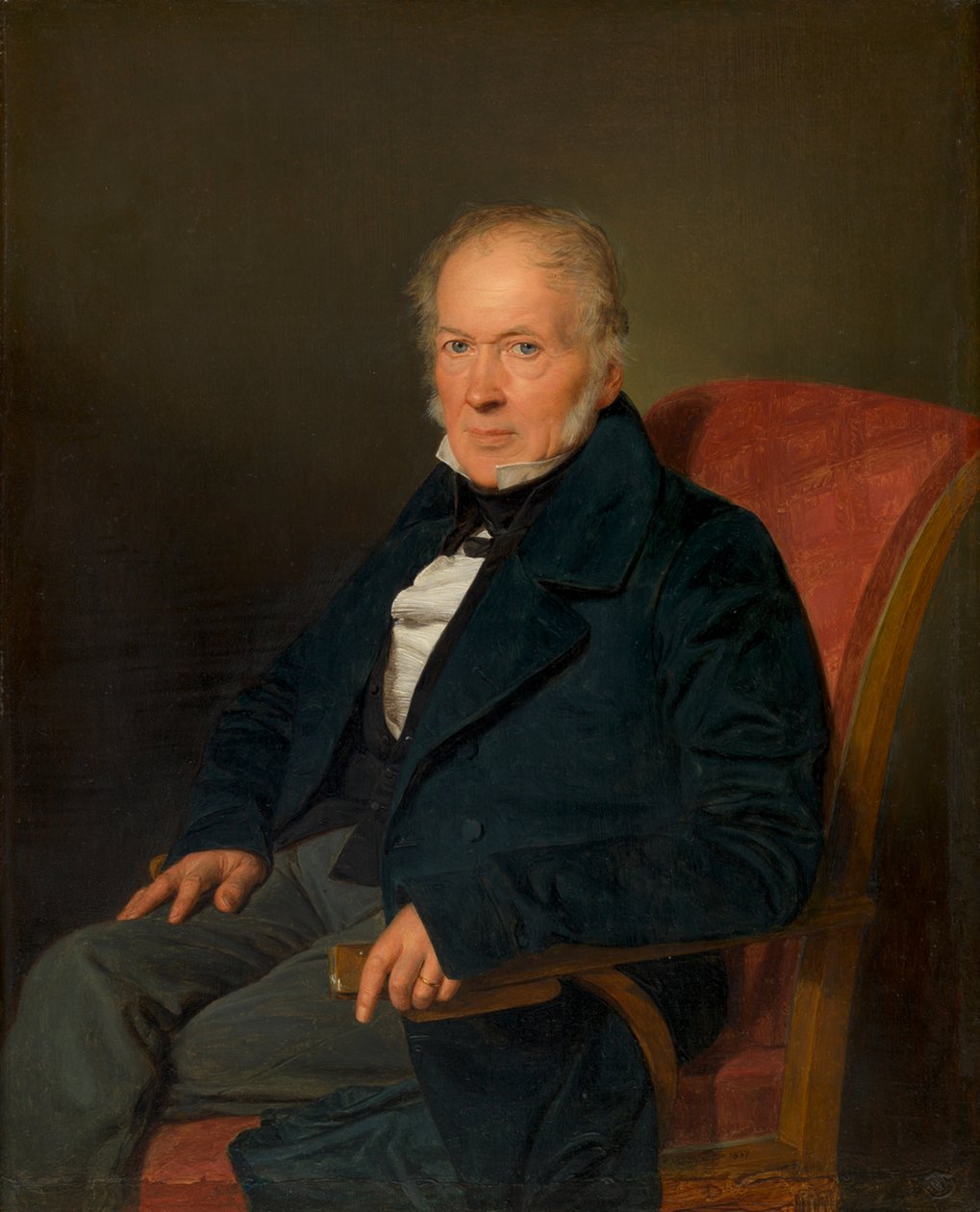 Johann Jakob Schwartz von Mohrenstern (director de fábrica e particular) de Ferdinand Georg Waldmüller